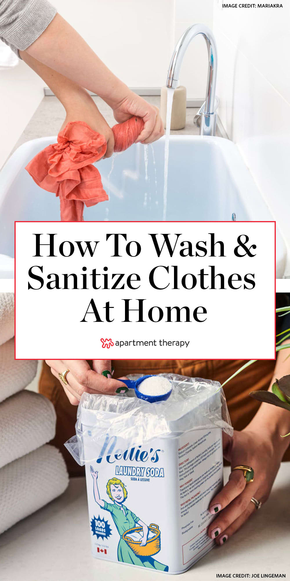 How to shop sanitize clothes